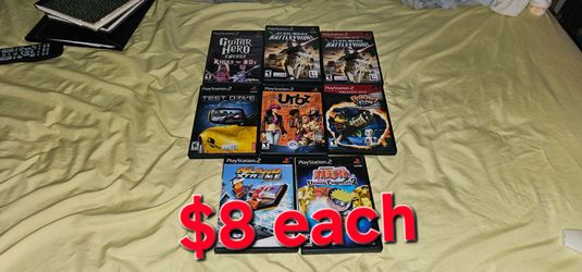 Sony PlayStation 2 ps2 games $8 each