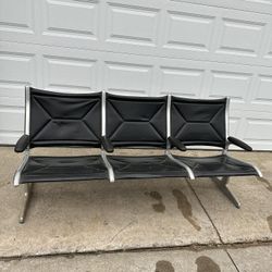 Vintage Eames Tandem seating Bench