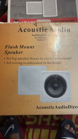 Acoustic audio in wall subwoofer Acoustic audio in wall 10” ￼subwoofer