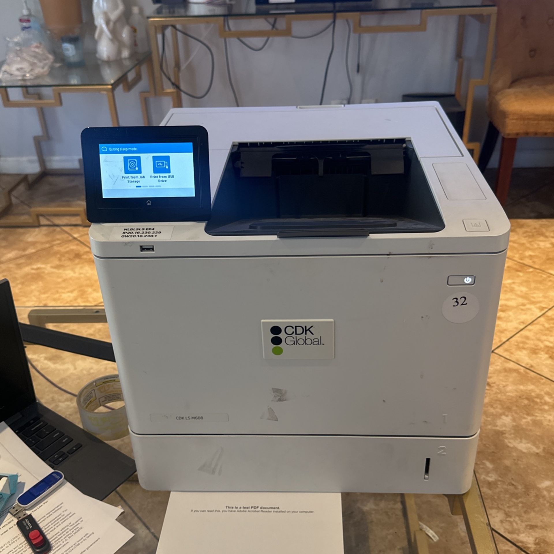 Hp Lazerjet Enterprise Cdk Ls M608 Super fast Wireless Printer