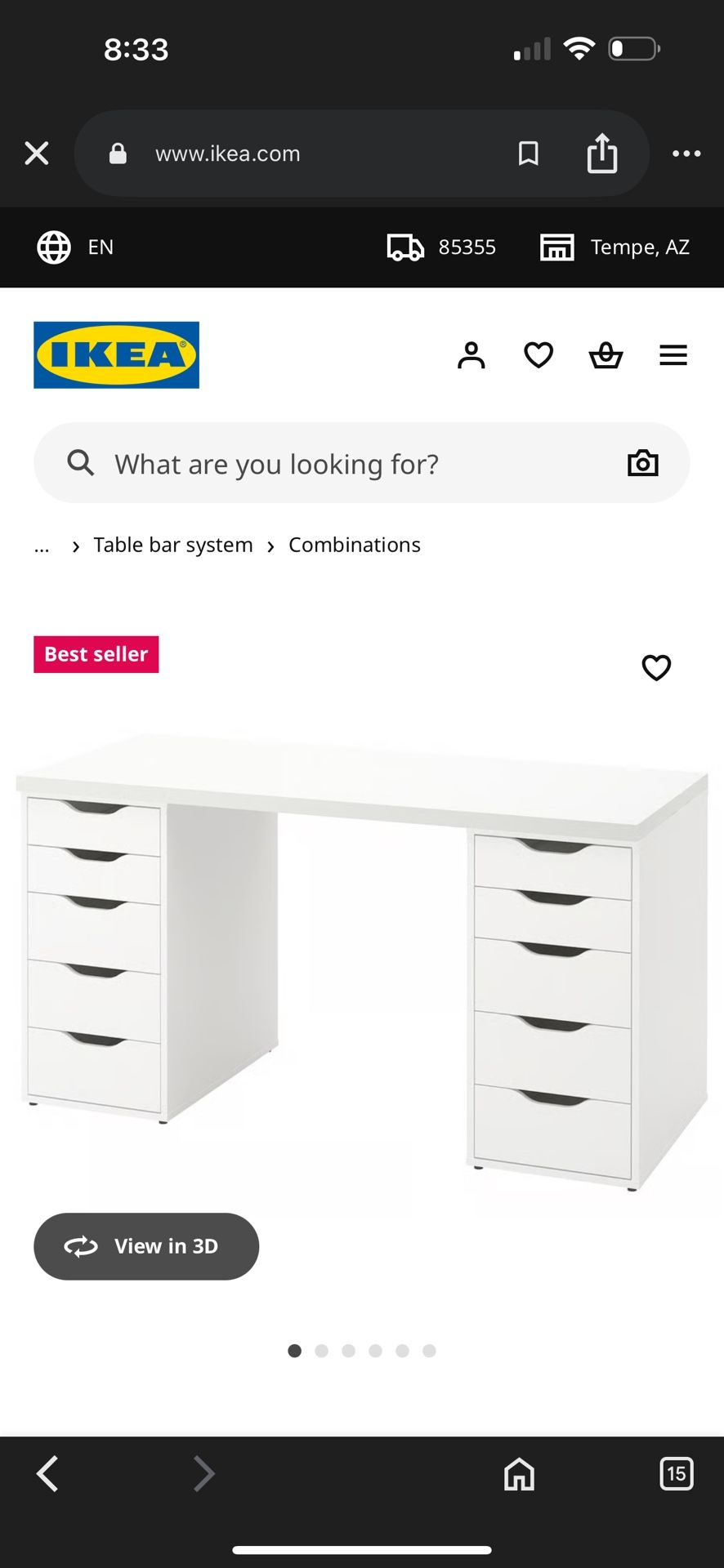 Table Top Dresser