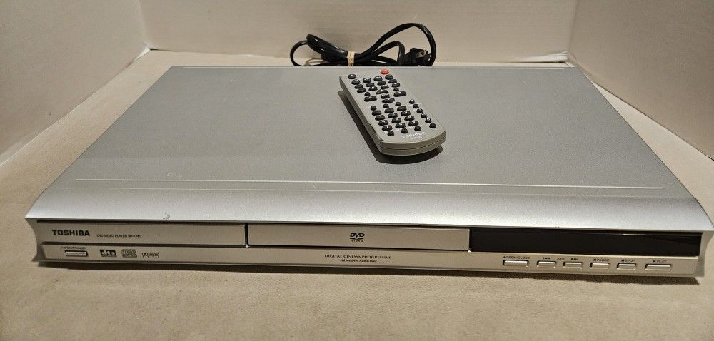 Toshiba SD-K741SU DVD Video Player with Remote Digital Cinema Progressive