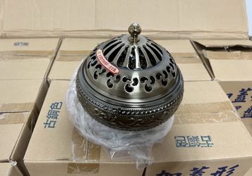 INCENSE COIL HOLDERS + LID BALI ORNAMENTS