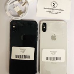 Factory unlocked iPhone x 64 gb, excellent conditions store warranty 