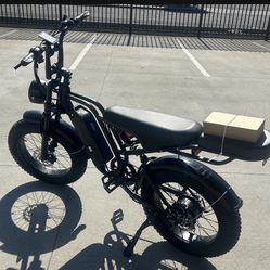 Bluvall 20 Inch Fat Tire Electric Bicycle 48V 15Ah 720wh Battery Capacity 33MPh 1500w Powerful Motor 