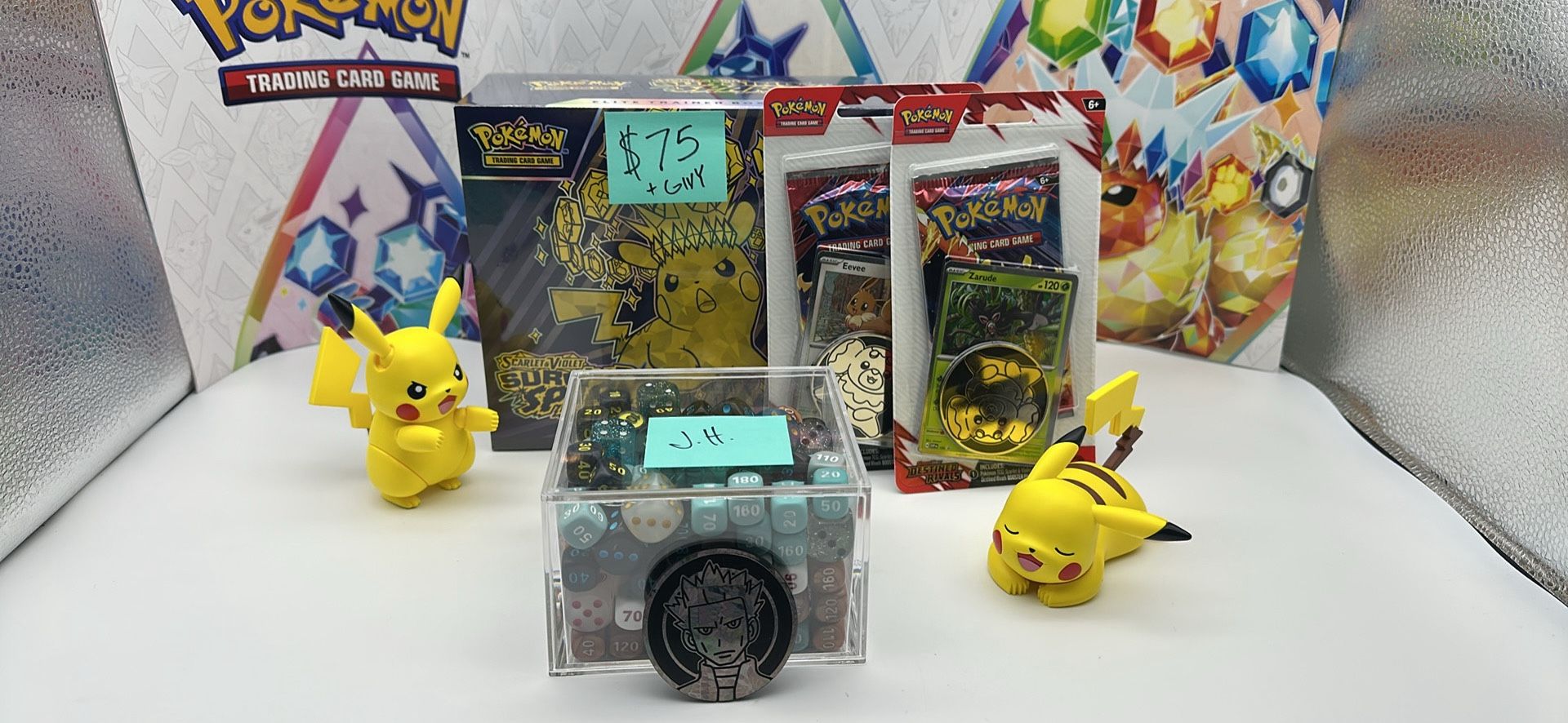 Pokemon Surging Sparks Elite Trainer Box + Extra Packs