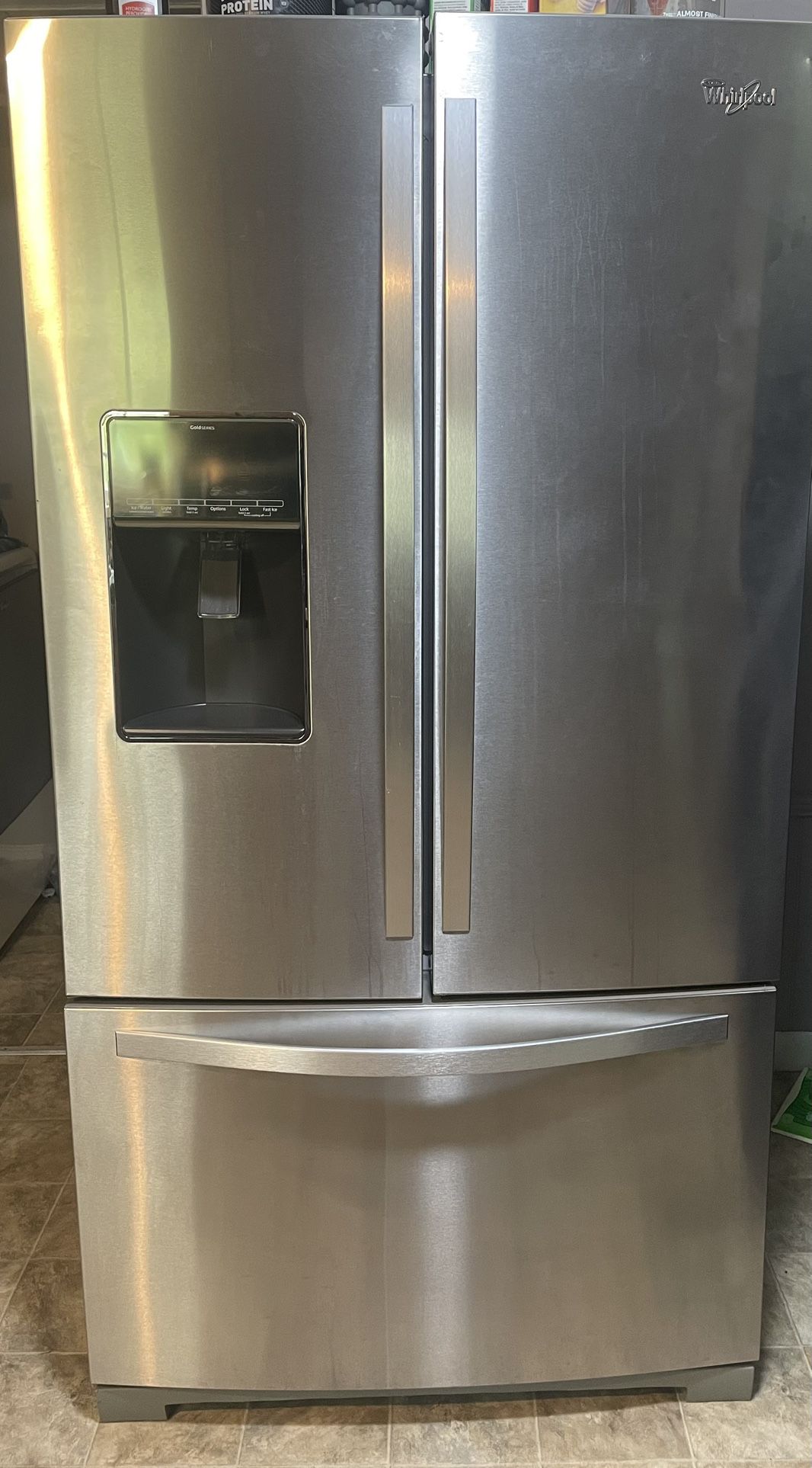 Whirlpool French Doors Stainless Steel refrigerator 