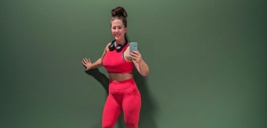 Pink gym attire