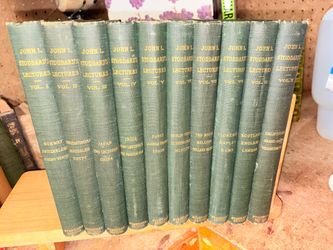 1800s John Stoddard Lectures Vol 1-10