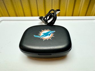 Miami Dolphins True Wireless Earbuds Charging Case