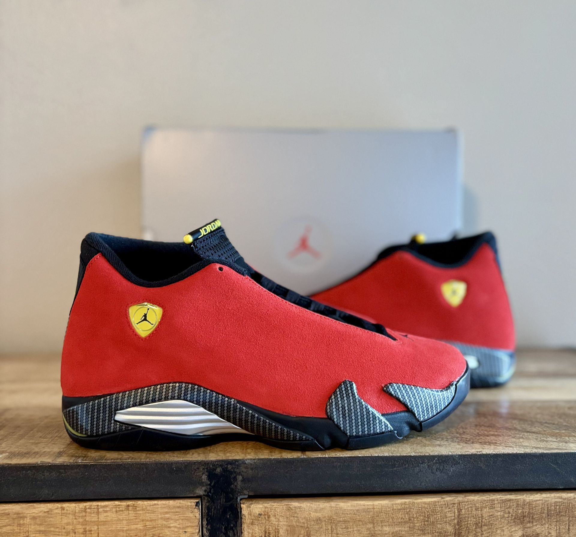 Jordan 14 Retro Ferrari|Size 12