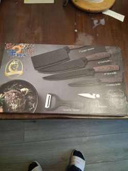 O Plus 6-Piece Kitchen Knife Set