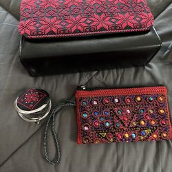 Purse Comes With Wallet And Mirror All Match