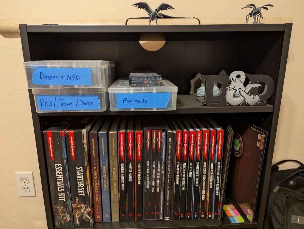 DND 5e Book Set With Figurines 