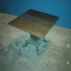 Square Antique Game Table
