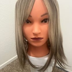 Beautiful Medium Length Blonde/Brown Wig for You or a Perfect Mother’s Day Present