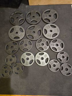 105lb Standard 1inch Weight Plates Set