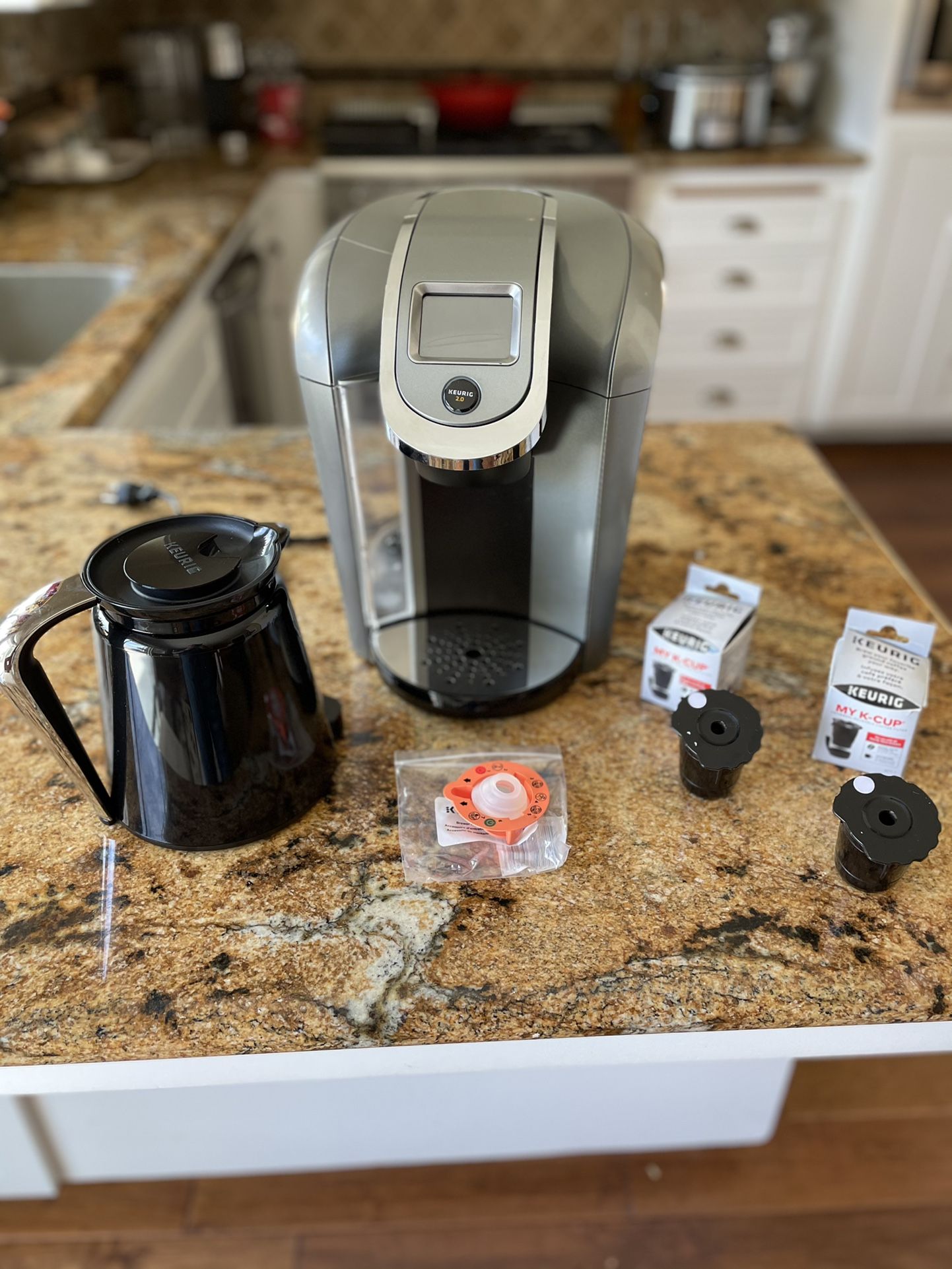 Keutig 2.0, Carafe, 2 “My K-Cup Reusable Coffee Filters”