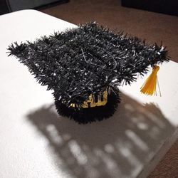 Tinsel Graduation Cap