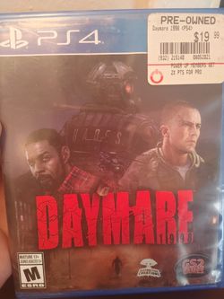 PS4 Daymare Video game