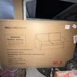 Sofa De Patio 2 Asientos 