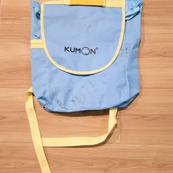 Kumon Book Bag Backpack Day Pack Childs Kids