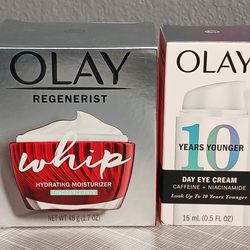 Olay Whip/Eye  Set | $35 (Both)