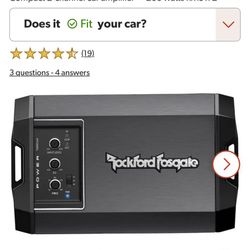 2 Channel Rockford Fosgate Amp 400x2 