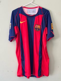 Ronaldinho Fc Barcelona 05 Retro Home Kit