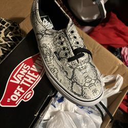 Snake Print Vans Shoes 