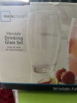 Mainstays Ellendale Drinking Glass Set