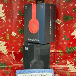 Beats Solo 3 Wireless On Ear Headphones NEW - Pay $1 Today To Take It Home And Pay The Rest Later! 