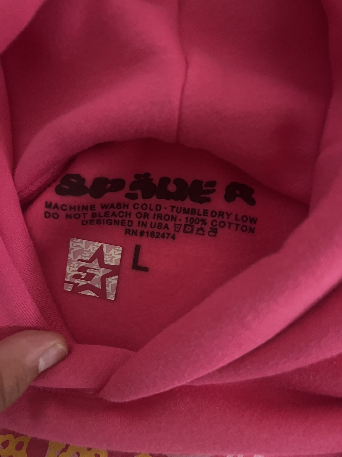 Pink Sp5der Hoodie