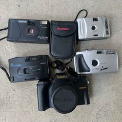 35mm Point and Shoot Film Camera Bundle