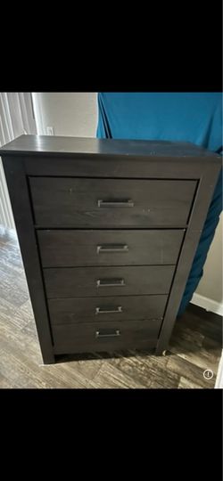 Chocolate brown dresser - very used
