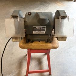 Vintage Craftsman 6” Bench Grinder 1/4 HP – Made in USA