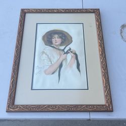 VINTAGE FRAMED PRINT