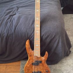 ESP LTD RB1005 Trans Orange Active 5-String Bass Guitar