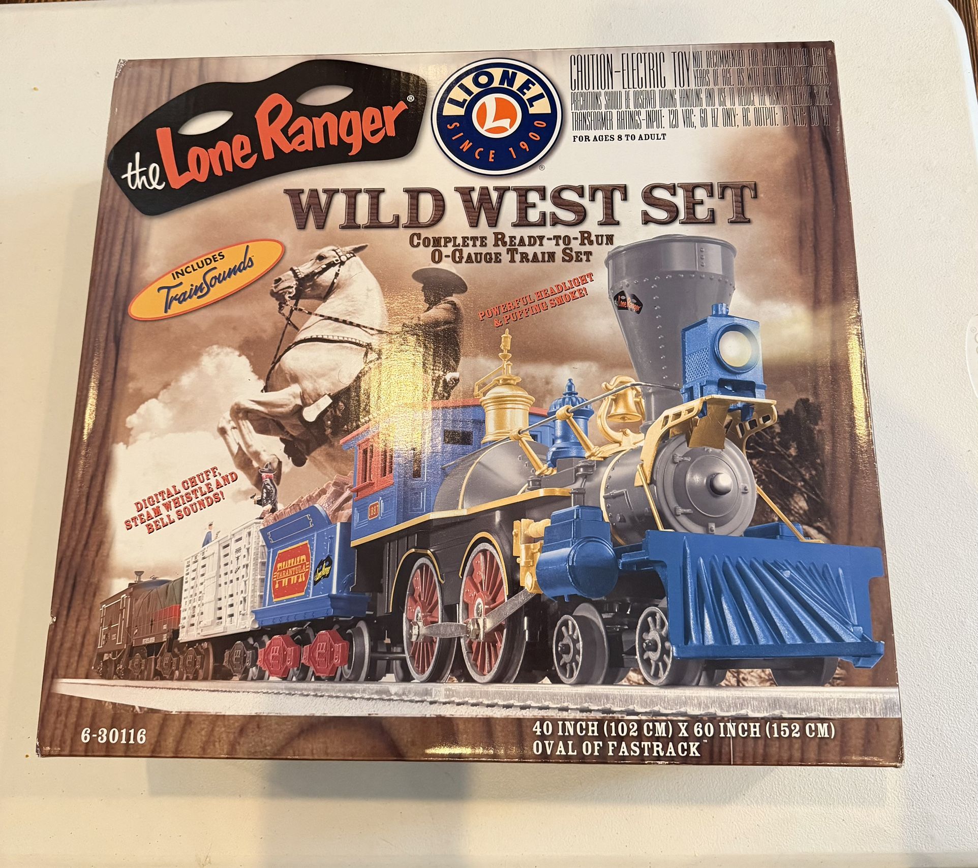 Train Set The Lone Ranger Wild West Lionel Set with Track
