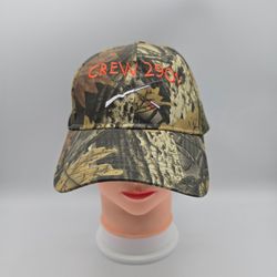 OTTO Crew 2901 Bass & Bucks (Indiana) Camo Rifle/Fishing Rod Logo Adjustable Hat. 9