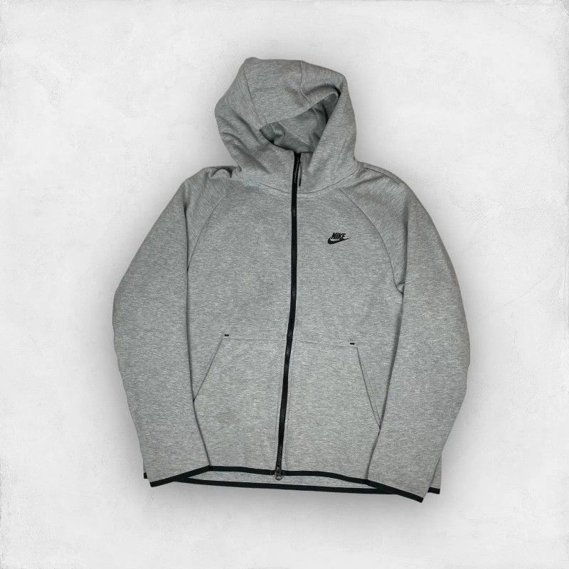 Nike Tech Fleece Hoodie - Heather Grey (2nd Season) Size Large