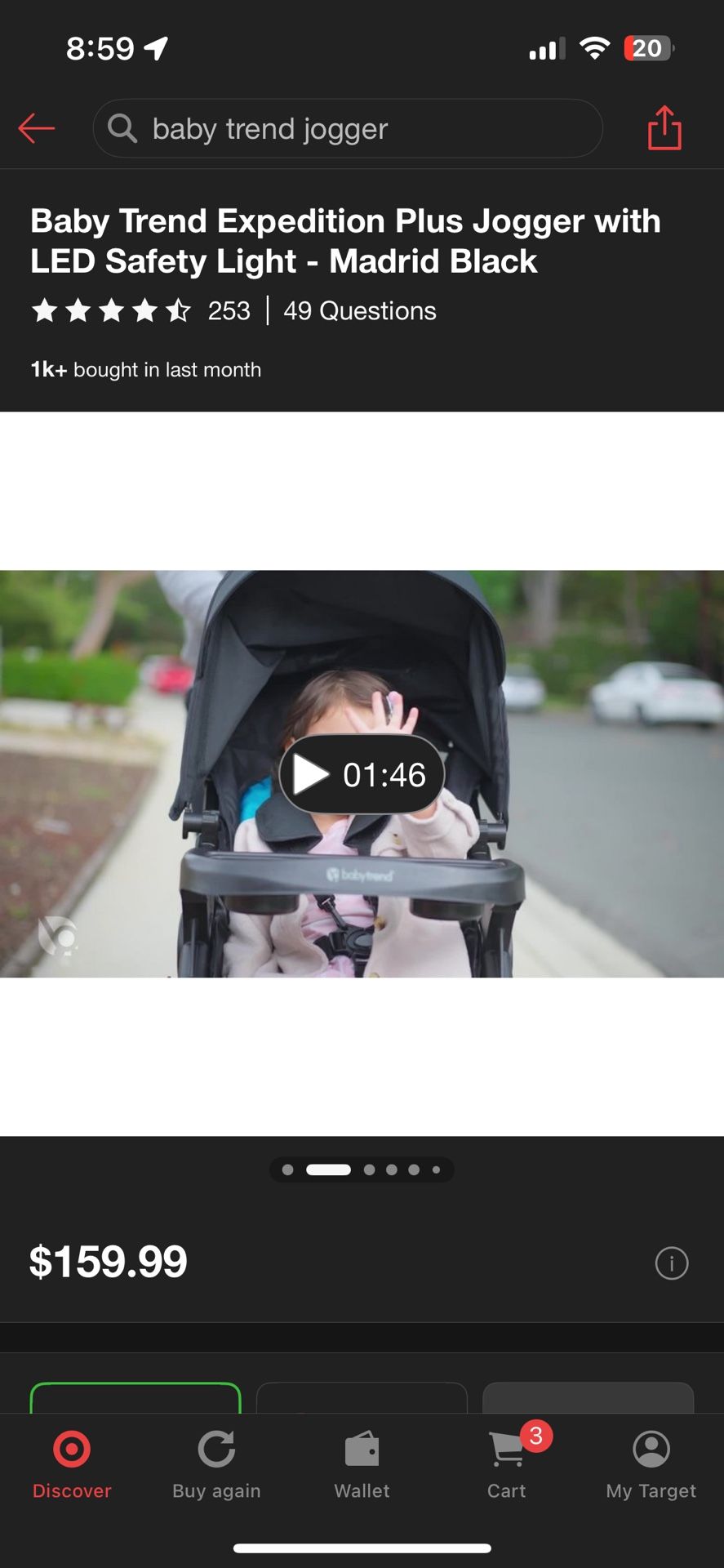 Baby Trend Stroller Jogger