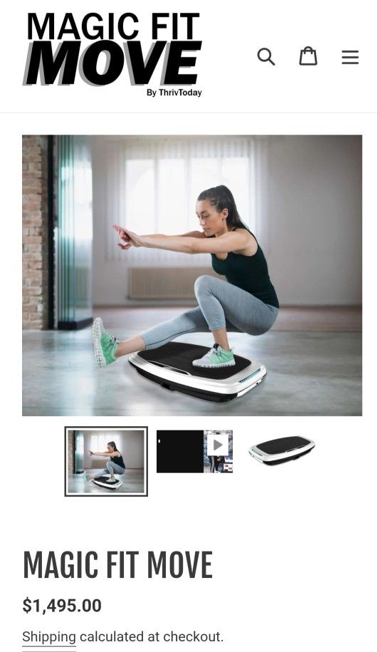 Magic Fit Move Vibration Plate
