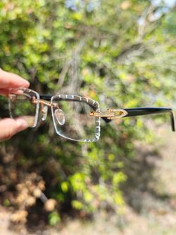 Clear sunglasses with stones / new