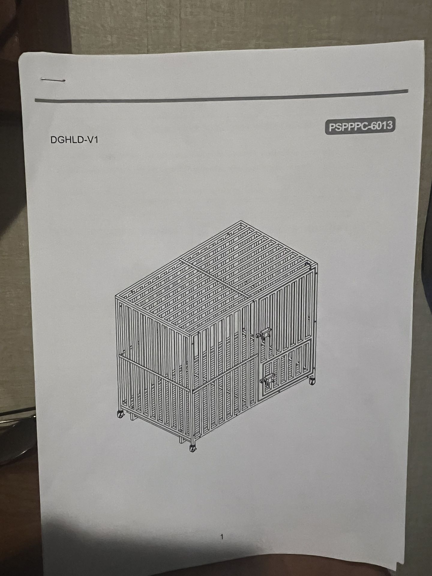 Hundos Pro Dog Crate New In Box Dark Grey Large Very Sturdy