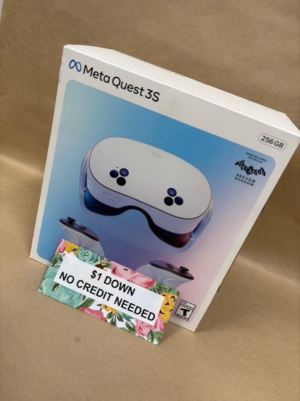 Meta Quest 3s Game Console New - Pay $1 today and pay the rest later -