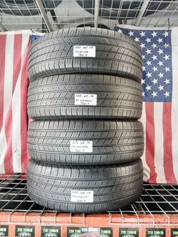 ✔️ Set of 4 Used Tires P225/65R17 MICHELIN DEFENDER A/S ALL SEASON 225/65R17 SUV MINIVAN 225 65 17