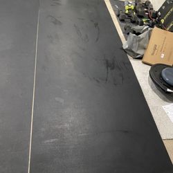 “1/4 Black Rubber Flooring For Home Gym (2)