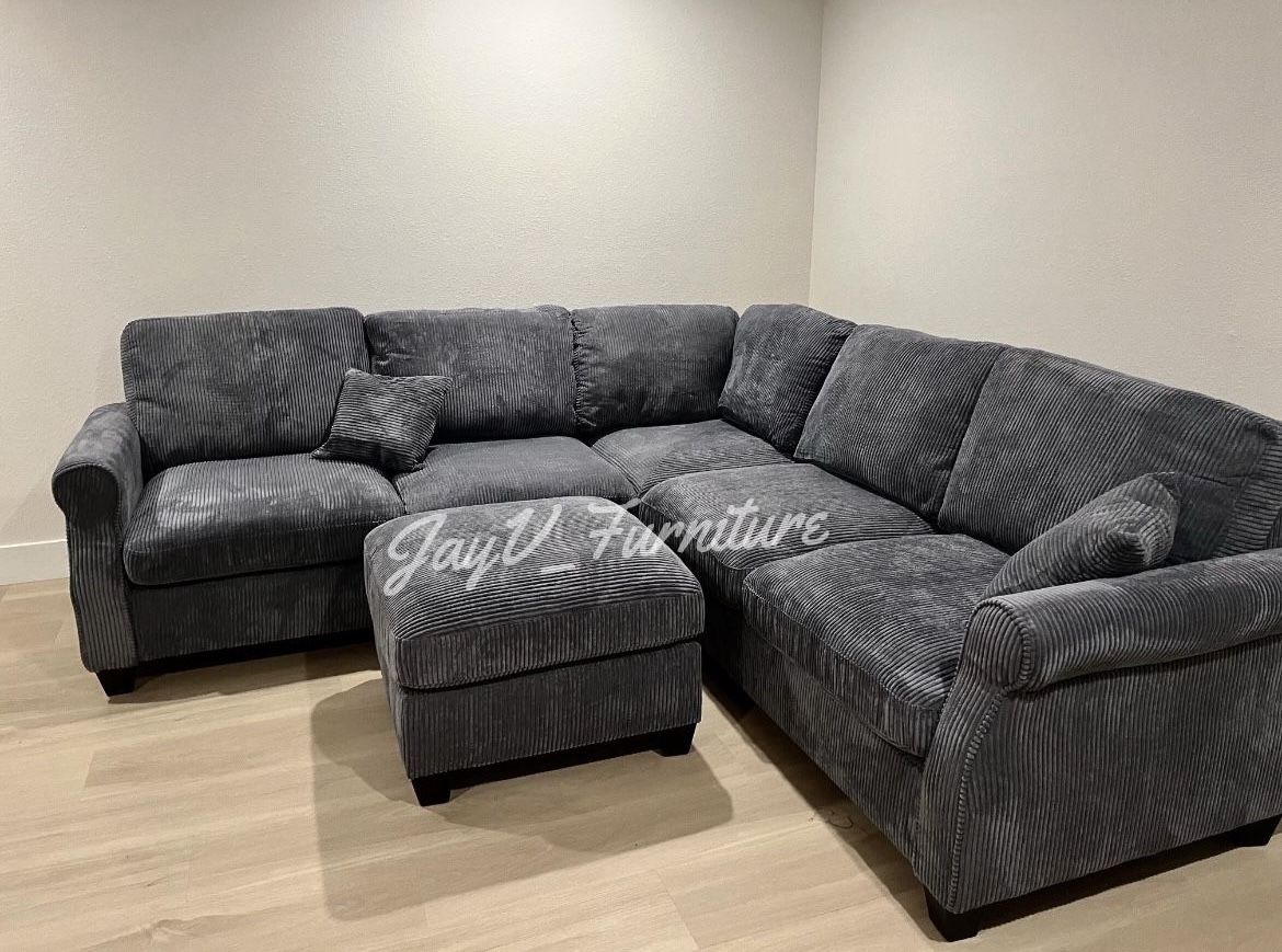 New Dark Gray Sectional