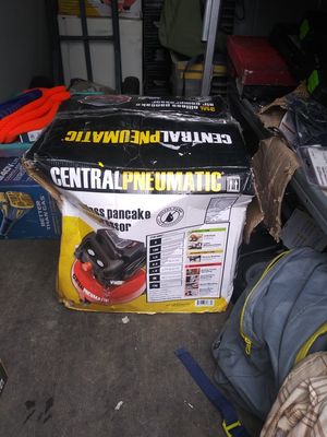 Photo Central pneumatic 3 gallon pancake air compressor new in the box Vermont price